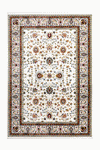 Classic 701 Cream Rug Traditional Design With Floral Patterns - Lalee Designer Rugs