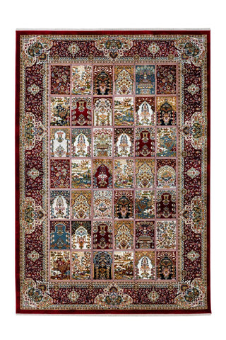 Classic 702 Red Traditional Design Rug - Lalee Designer Rugs