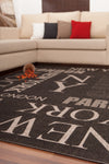 Finca 511 Graphite Kitchen/Outdoor Rug - Lalee Designer Rugs