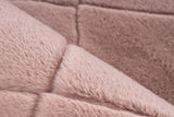 Impulse 600 Powder Pink Very Soft Fluffy Diamond Rug