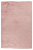 Impulse 600 Powder Pink Very Soft Fluffy Diamond Rug