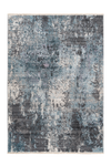 Medellin 400 Modern Abstract Silver-Blue Rug - Lalee Designer Rugs