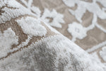 Pierre Cardin - Opera 500 High Quality Beige-Silver Floral Rug - Lalee Designer Rugs