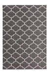 Sunset 604 Outdoor and Kitchen Grey Rug with Moroccan Design - Lalee Designer Rugs