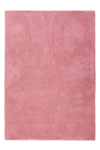 Velvet 500 Shaggy Plain Pebble Pink Rug with Soft Touch - Lalee Designer Rugs