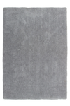 Velvet 500 Shaggy Plain Silver Rug with Soft Touch - Lalee Designer Rugs