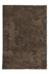 Velvet 500 Shaggy Plain Taupe Rug with Soft Touch - Lalee Designer Rugs