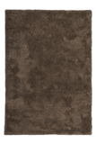Velvet 500 Shaggy Plain Taupe Rug with Soft Touch - Lalee Designer Rugs